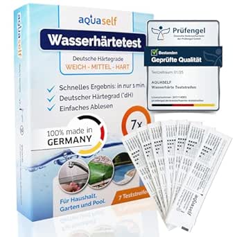 aquaself Wasserhärte-Teststreifen 7 Stück