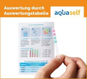 aquaself Wasserhärte ablesen